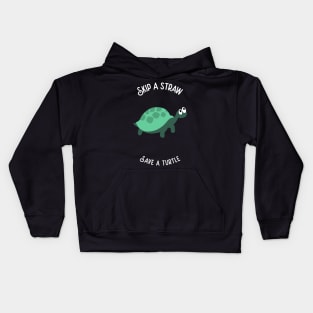 skip the straw! Kids Hoodie